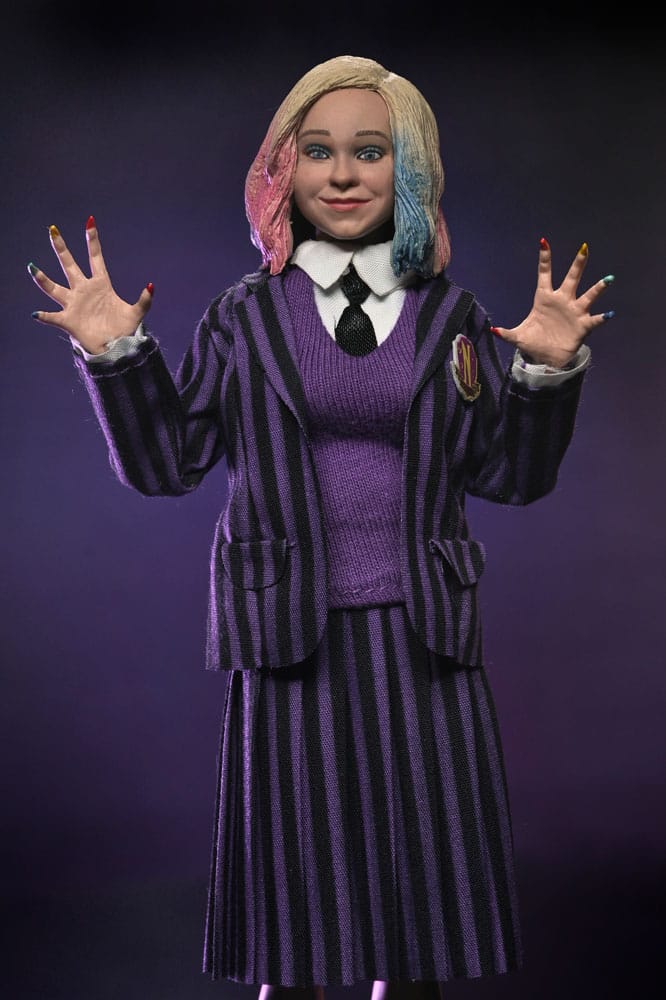 Wednesday Action Figures 2 Pack Wednesday Addams (Nevermore Uniform) and Enid 20 cm