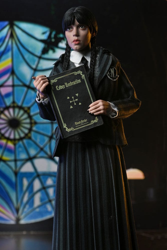 Wednesday Action Figures 2 Pack Wednesday Addams (Nevermore Uniform) and Enid 20 cm