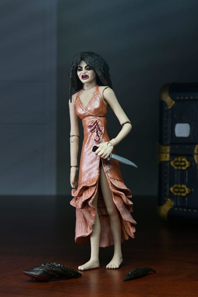 Puppet Master Action Figure 2 Pack Toulon's Puppet Case &amp; Leech Woman 11 cm