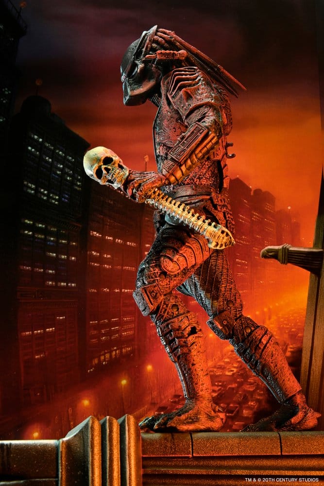 Predator 2 Action Figure City Hunter Poster Series 18 cm