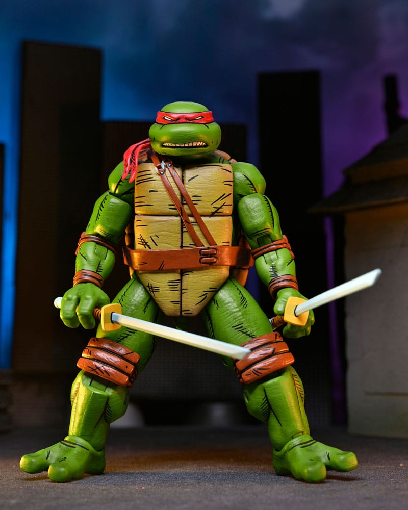 Teenage Mutant Ninja Turtles (Mirage Comics) 4-Pack Action Figures Leonardo, Raphael, Michelangelo, Donatello 18 cm