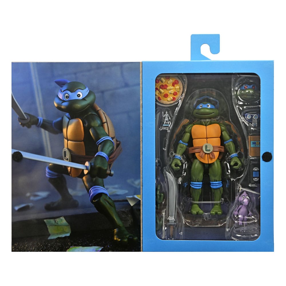 Teenage Mutant Ninja Turtles (Cartone animato) Action Figure Ultimate Leonardo VHS 18 cm