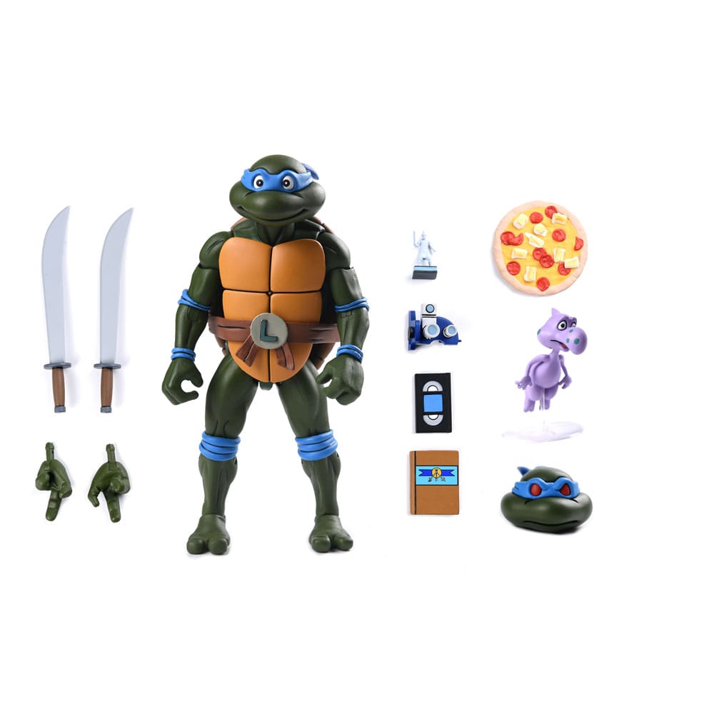 Teenage Mutant Ninja Turtles (Cartone animato) Action Figure Ultimate Leonardo VHS 18 cm