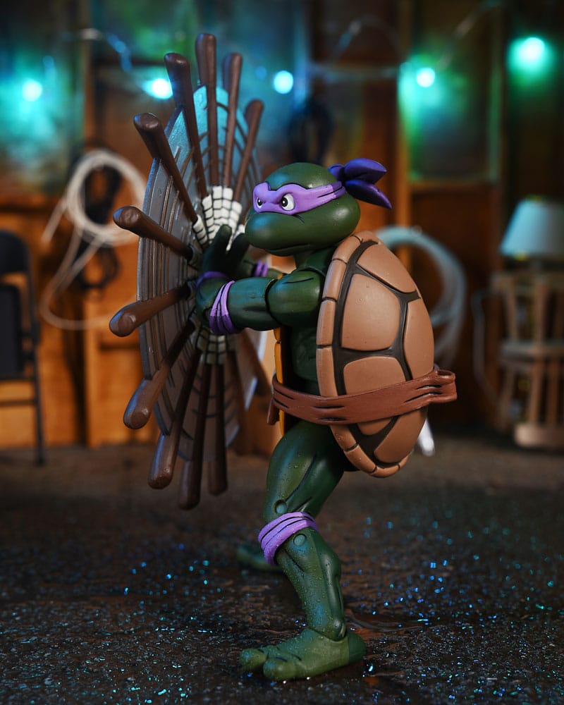 Teenage Mutant Ninja Turtles (Cartone animato) Action Figure Ultimate Donatello VHS 18 cm