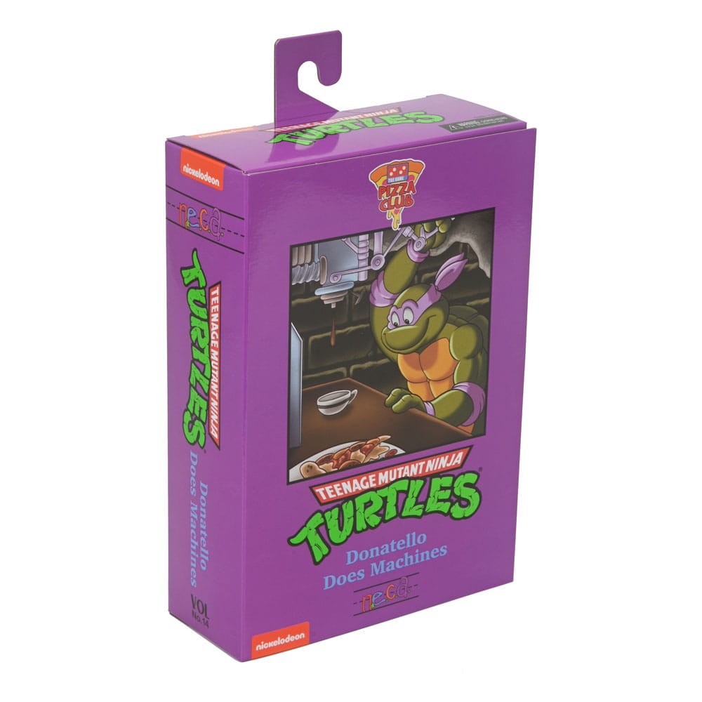 Teenage Mutant Ninja Turtles (1987 Cartoon) Action Figure Ultimate Donatello (VHS) 18 cm