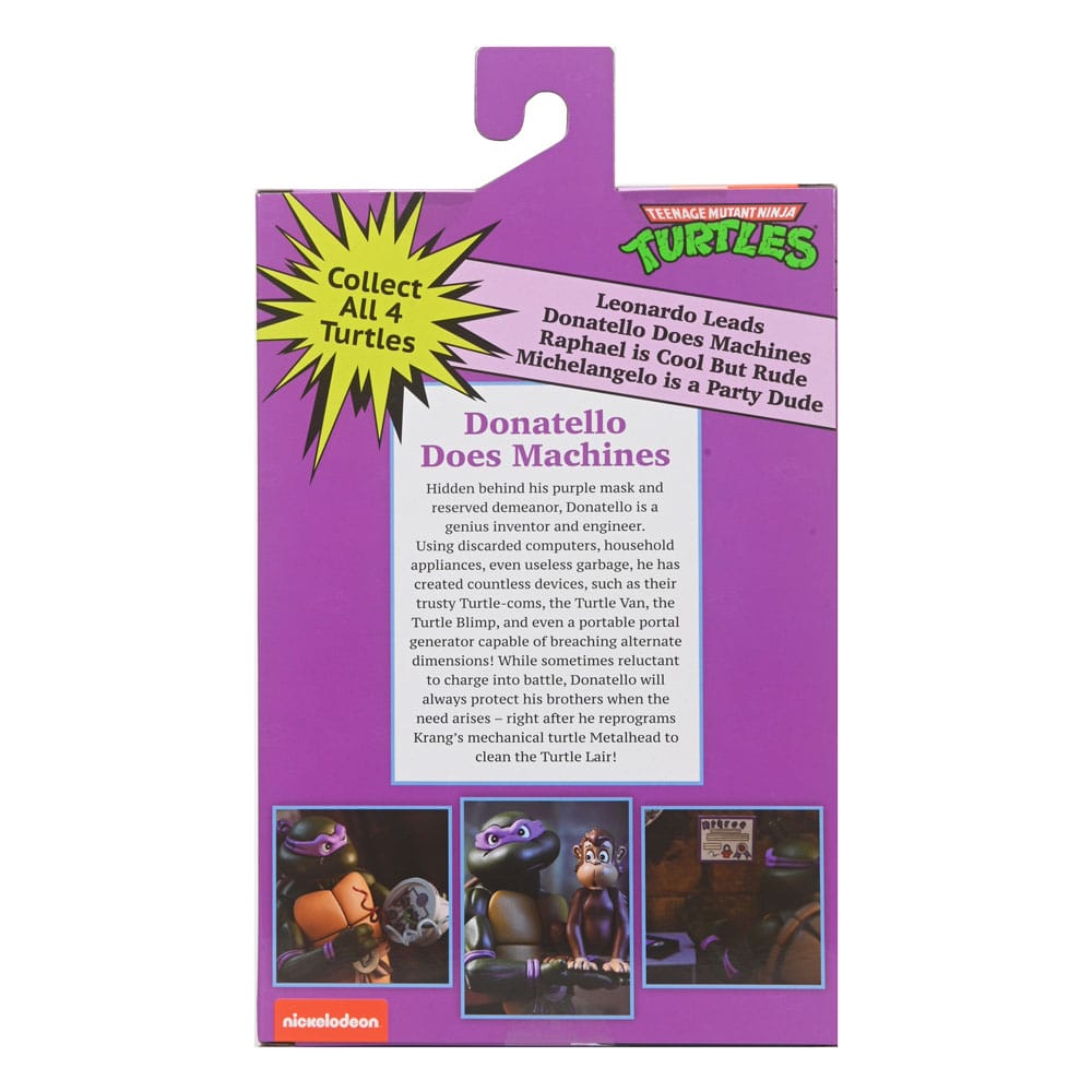 Teenage Mutant Ninja Turtles (Cartone animato) Action Figure Ultimate Donatello VHS 18 cm