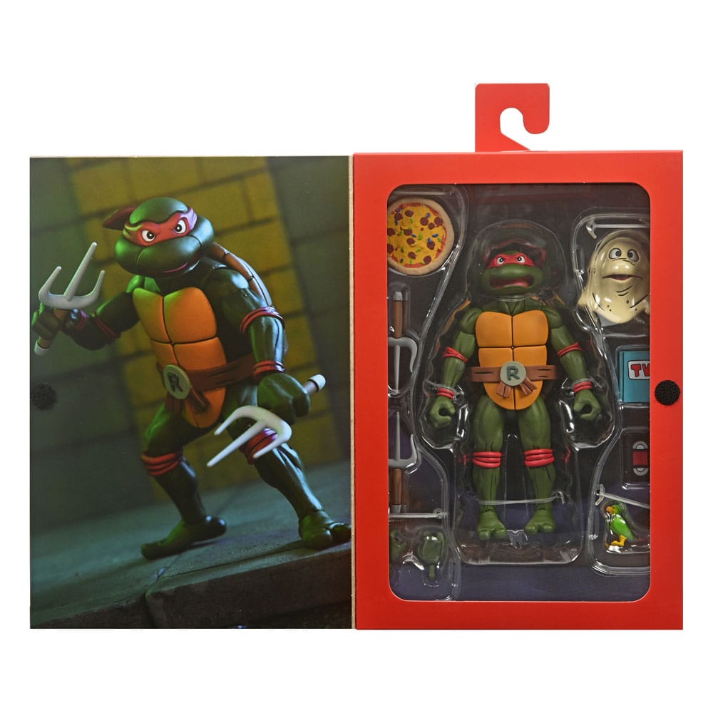 Teenage Mutant Ninja Turtles (Cartone animato) Action Figure Ultimate Raphael VHS 18 cm