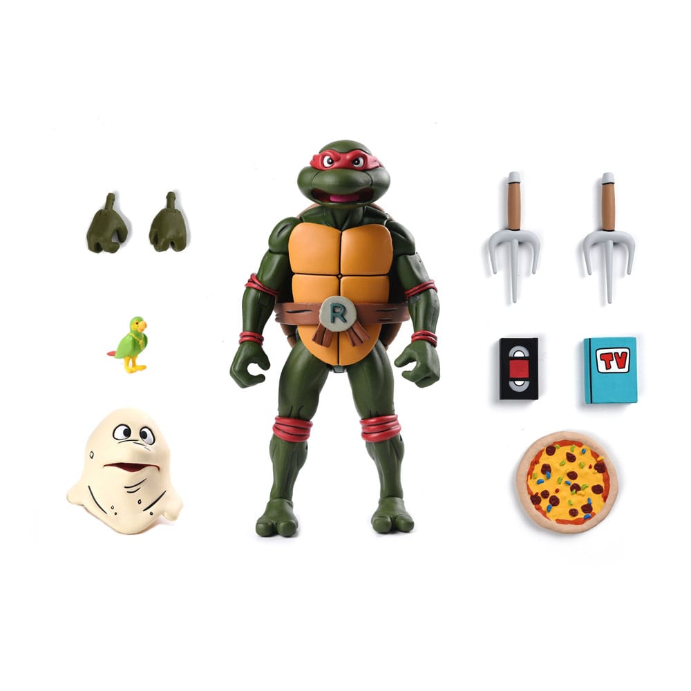 Teenage Mutant Ninja Turtles (Cartone animato) Action Figure Ultimate Raphael VHS 18 cm