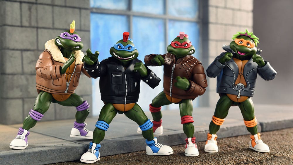 Teenage Mutant Ninja Turtles (Cartone animato) Action Figures 4-Pack Punk Turtles 18 cm