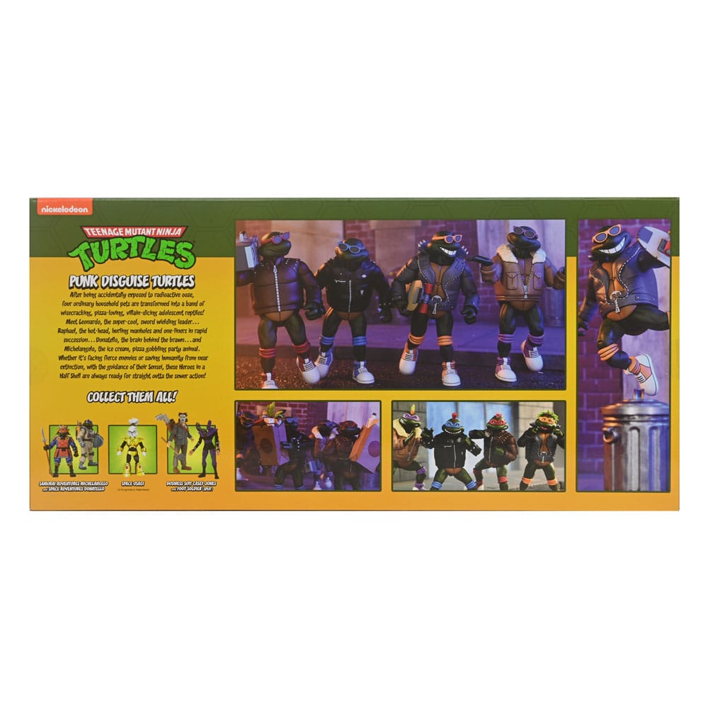 Teenage Mutant Ninja Turtles (Cartone animato) Action Figures 4-Pack Punk Turtles 18 cm