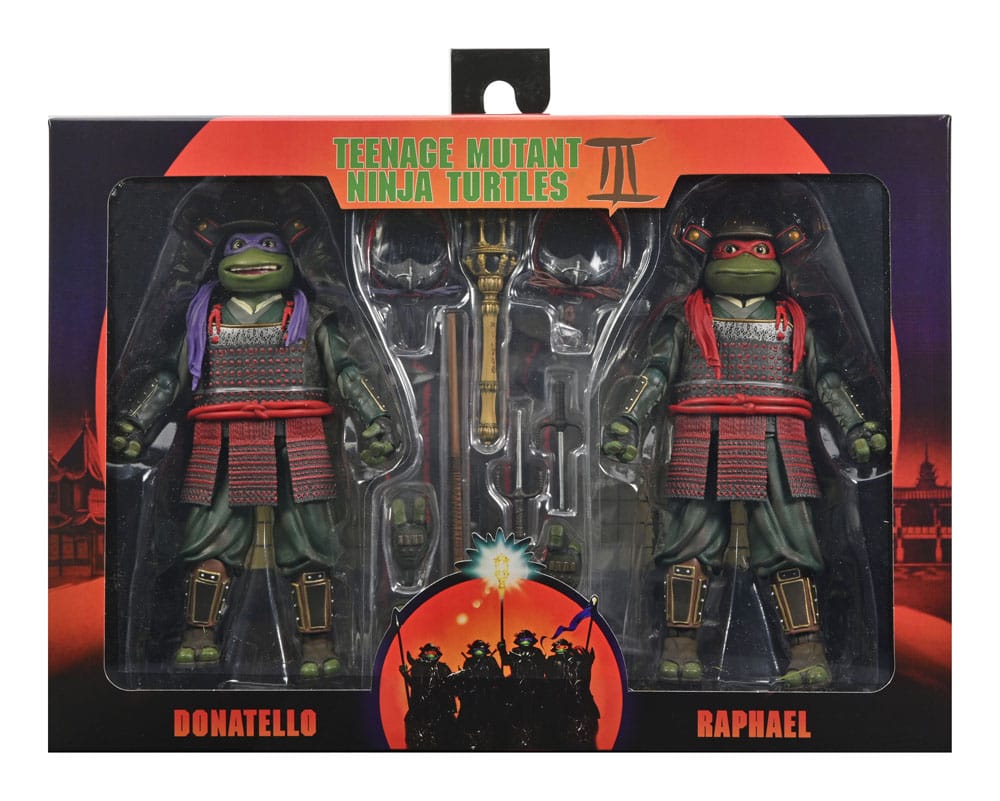 Teenage Mutant Ninja Turtles III Action Figure 2-Pack Donatello &amp; Raphael 18 cm