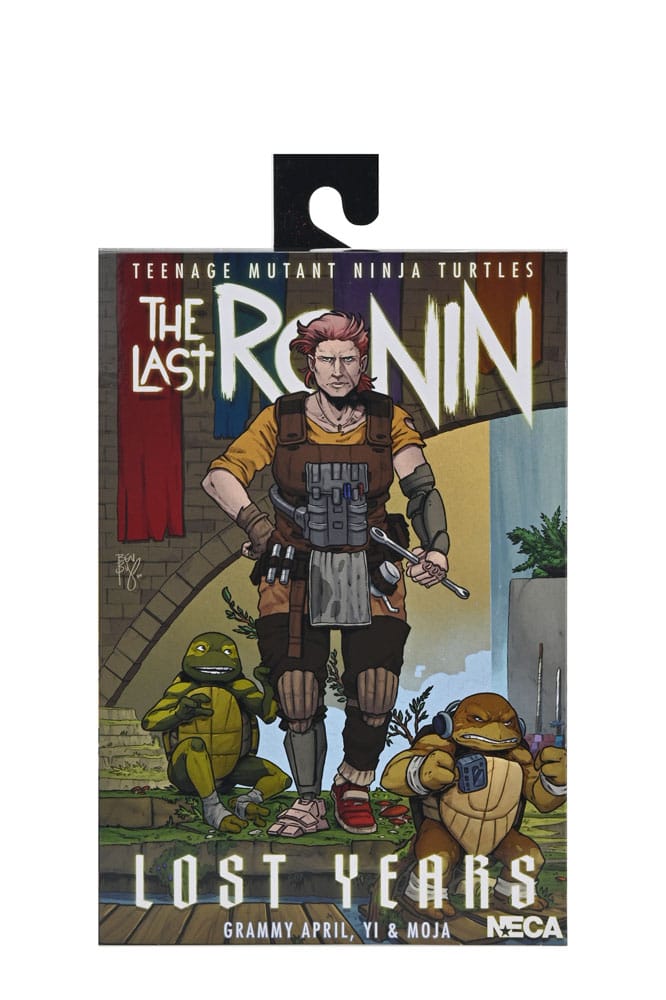 Teenage Mutant Ninja Turtles (The Last Ronin The Lost Years) Action Figure Grammy Abril with Baby Yi &amp; Moja 18 cm
