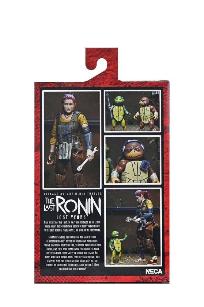Teenage Mutant Ninja Turtles (The Last Ronin The Lost Years) Action Figure Grammy Abril with Baby Yi &amp; Moja 18 cm