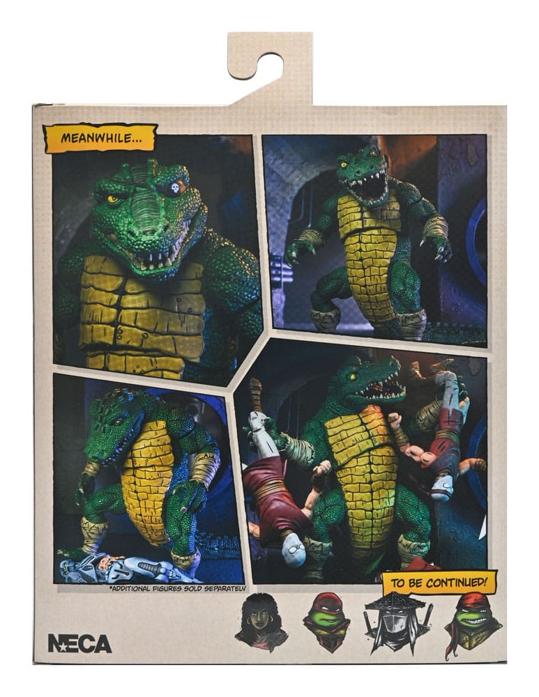 Action figure di Leatherhead delle Tartarughe Ninja (Mirage Comics) 21 cm
