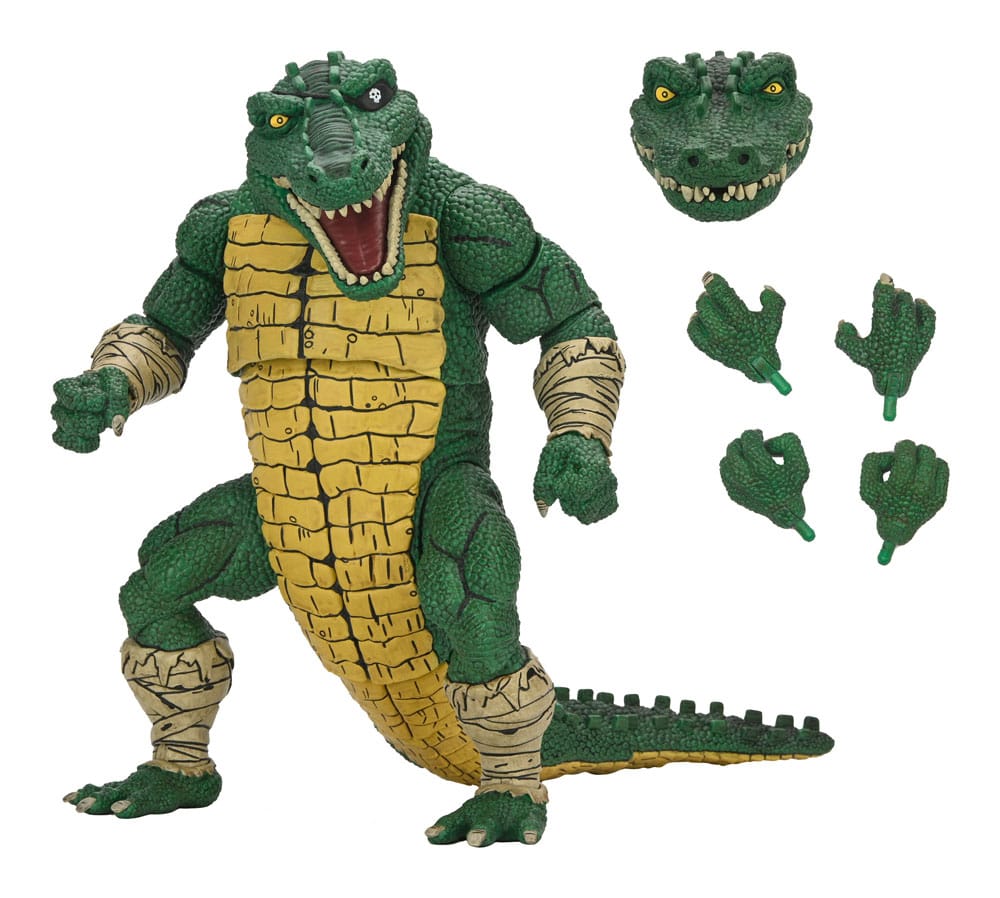 Action figure di Leatherhead delle Tartarughe Ninja (Mirage Comics) 21 cm