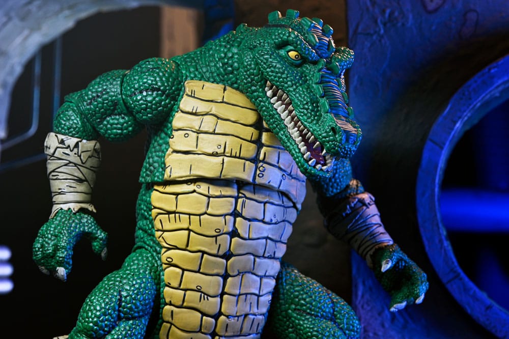 Action figure di Leatherhead delle Tartarughe Ninja (Mirage Comics) 21 cm