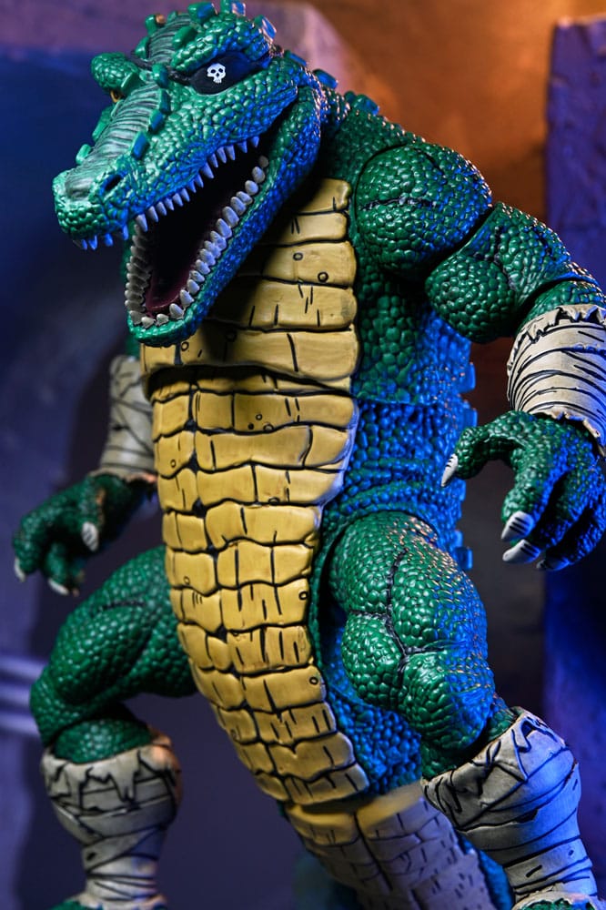 Action figure di Leatherhead delle Tartarughe Ninja (Mirage Comics) 21 cm