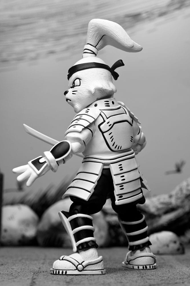 Usagi Yojimbo Action Figure Samurai Usagi Yojimbo Black & White Figure 18 cm