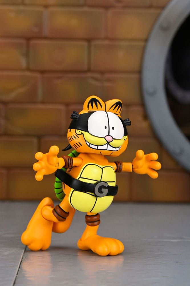 Teenage Mutant Ninja Turtles (Archie Comics) x Garfield Action Figure 2-Pack Ultimate Garfello & Odie 10 cm