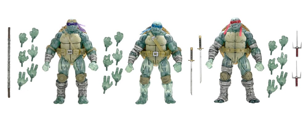 Teenage Mutant Ninja Turtles (L'ultimo Ronin) Action Figure Confezione da 3 Ghost Brothers 18 cm