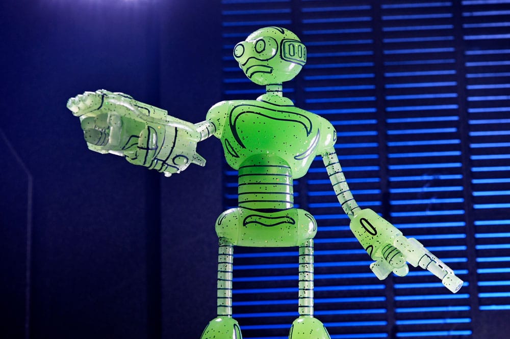 Teenage Mutant Ninja Turtles (Mirage Comics) Action Figure Transmat Fugitoid GID 18 cm