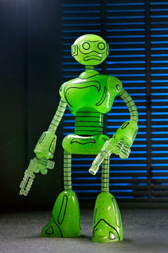 Teenage Mutant Ninja Turtles (Mirage Comics) Action Figure Transmat Fugitoid GID 18 cm