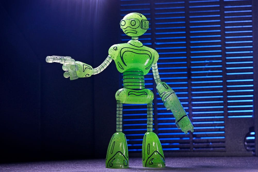 Teenage Mutant Ninja Turtles (Mirage Comics) Action Figure Transmat Fugitoid GID 18 cm