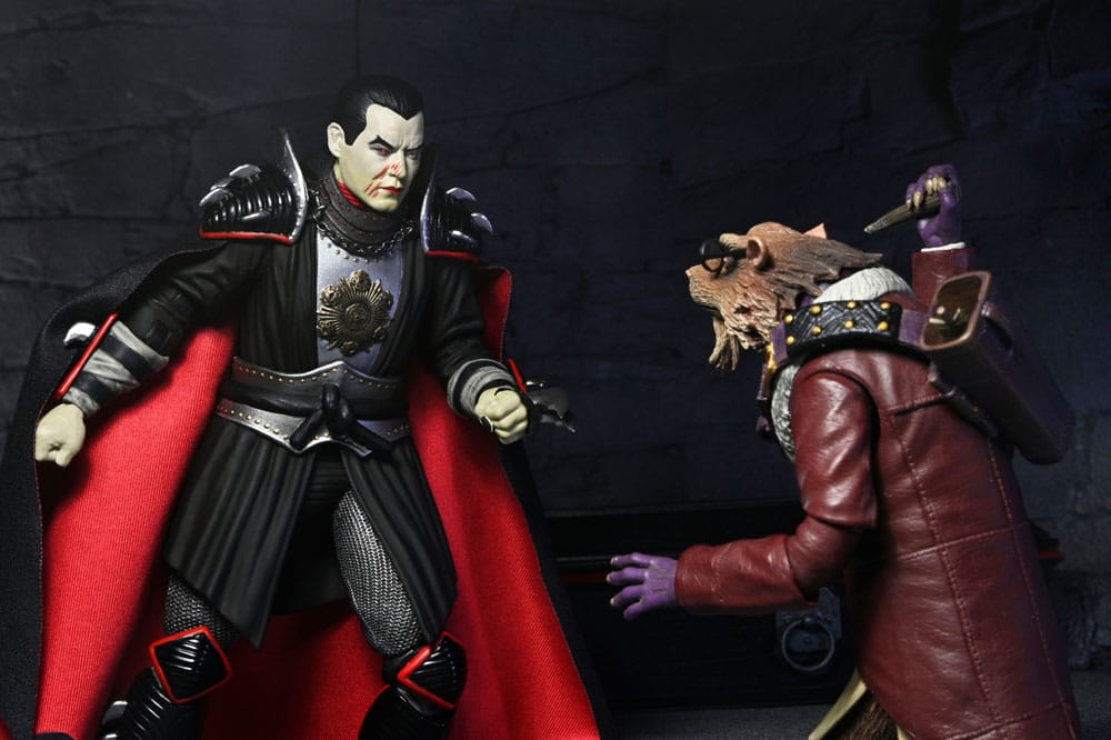 Teenage Mutant Ninja Turtles x Universal Monsters Action Figure Shredder as Dracula Classic Colors 18 cm