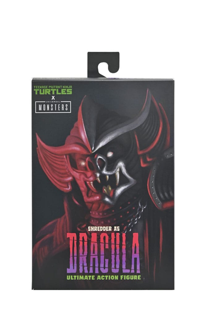 Teenage Mutant Ninja Turtles x Universal Monsters Action Figure Shredder as Dracula Classic Colors 18 cm