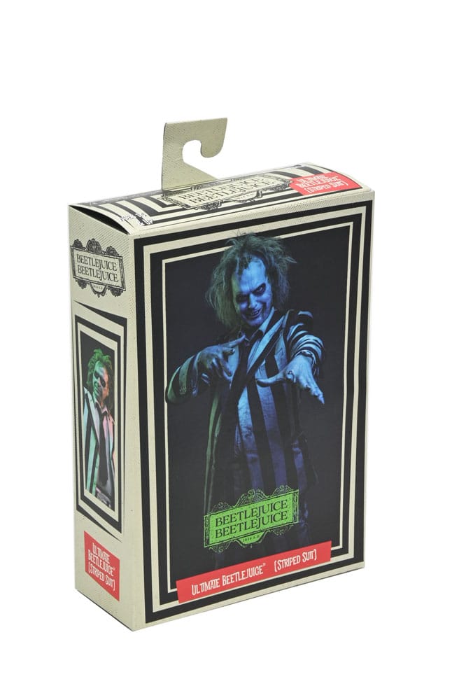 Beetlejuice Beetlejuice Action Figure 7 Scale Ultimate Striped Suit Beetlejuice 18 cm