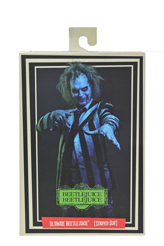 Beetlejuice Beetlejuice Action Figure 7 Scale Ultimate Striped Suit Beetlejuice 18 cm