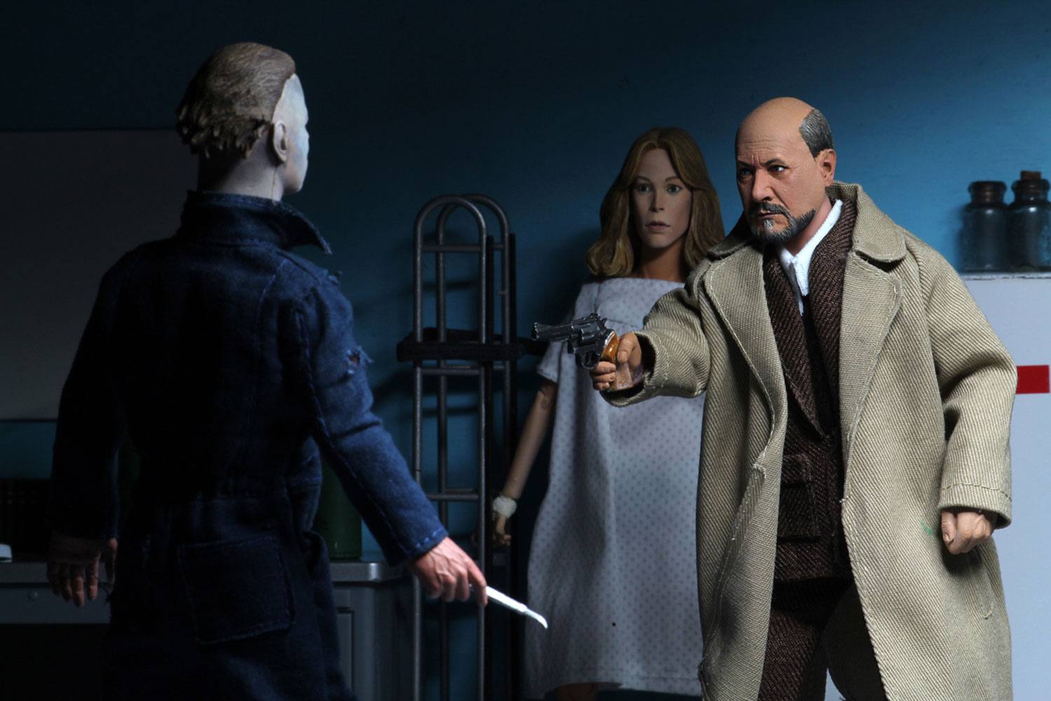 Halloween 2 Retro Action Figure 2-Pack Doctor Loomis & Laurie Strode 20 cm