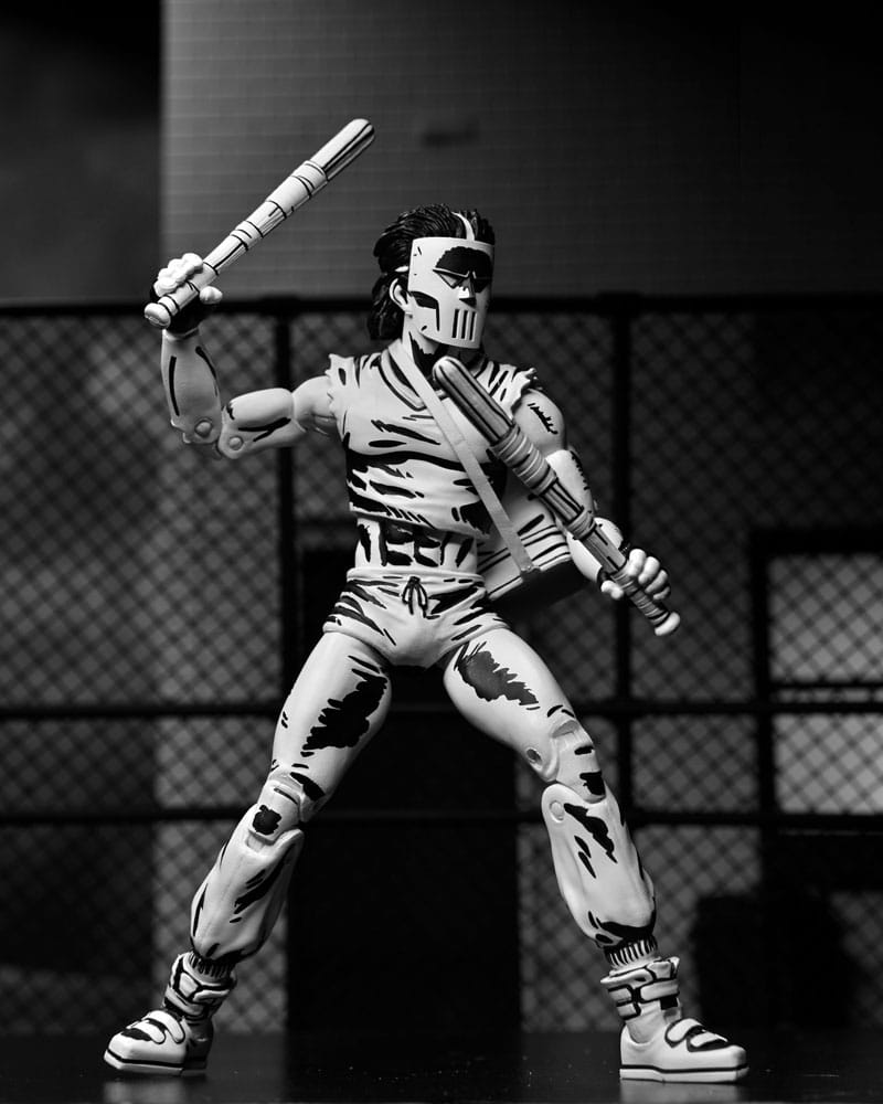 Teenage Mutant Ninja Turtles Action Figure Casey Jones Black & White 18 cm