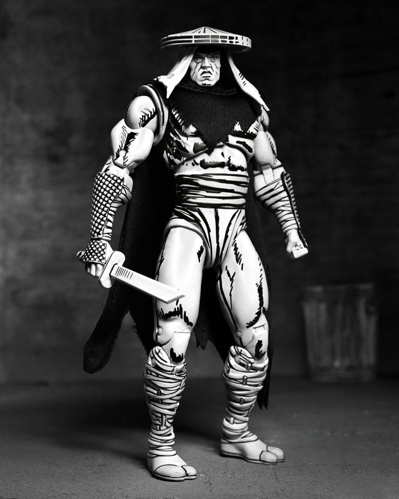 Teenage Mutant Ninja Turtles Action Figure Foot Assassin Black and White 18 cm