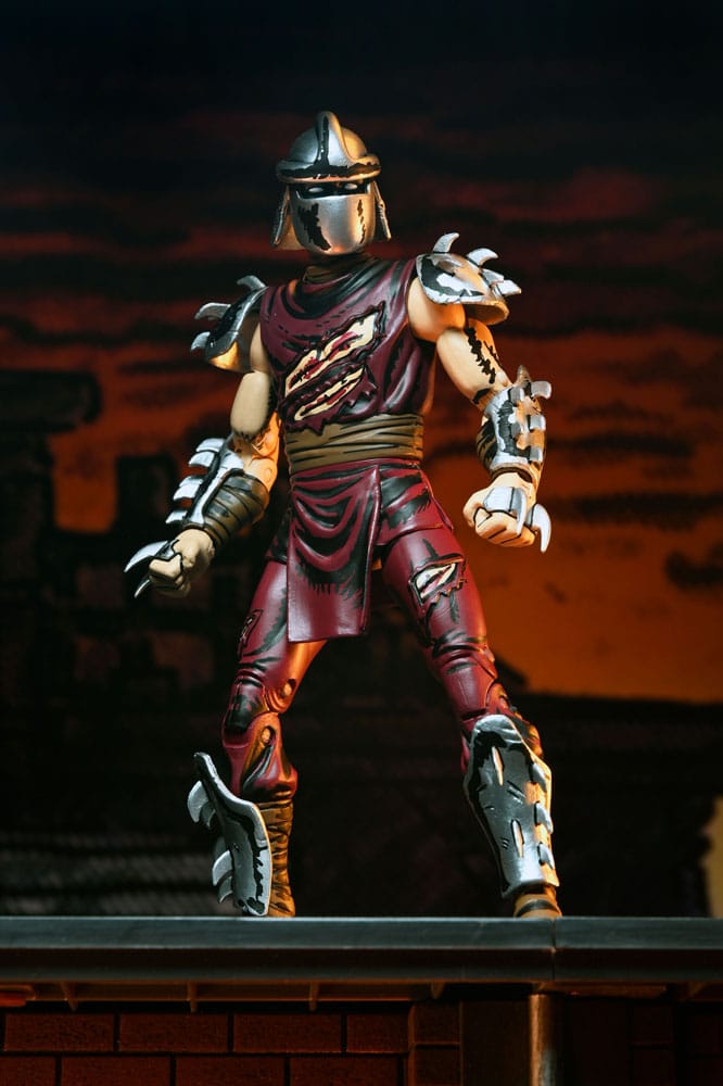 Teenage Mutant Ninja Turtles Action Figure Battle Damaged Shredder 18 cm