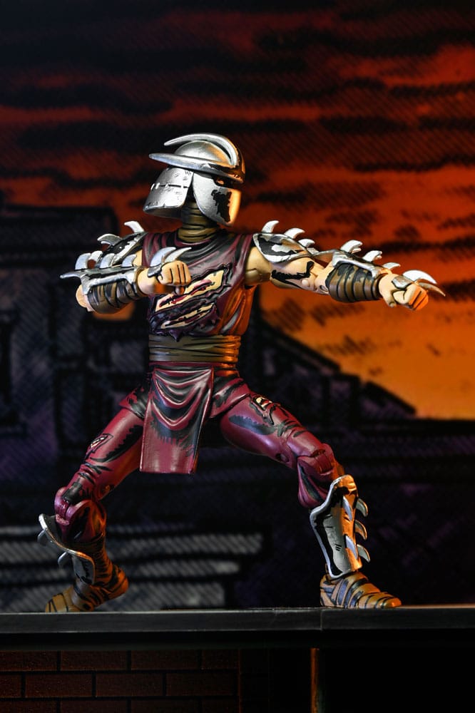 Teenage Mutant Ninja Turtles Action Figure Battle Damaged Shredder 18 cm