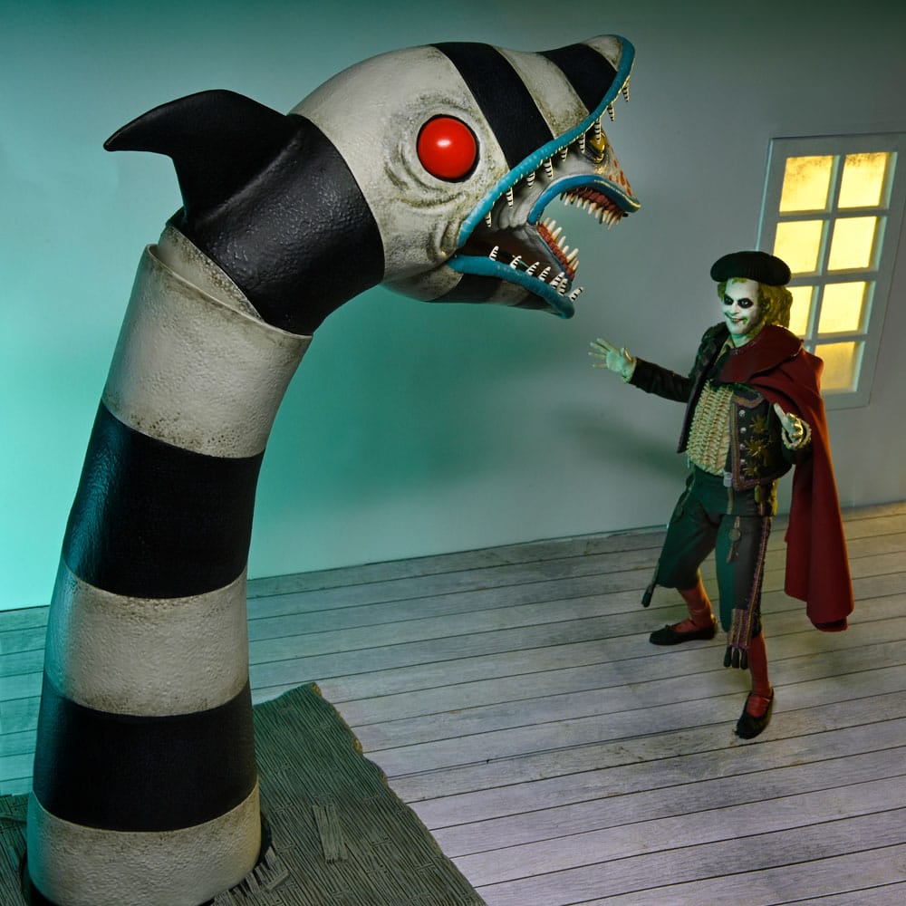 Beetlejuice Beetlejuice Action Figure 2 Pack Ultimate "Matador" Beetlejuice and Sandworm 18 cm