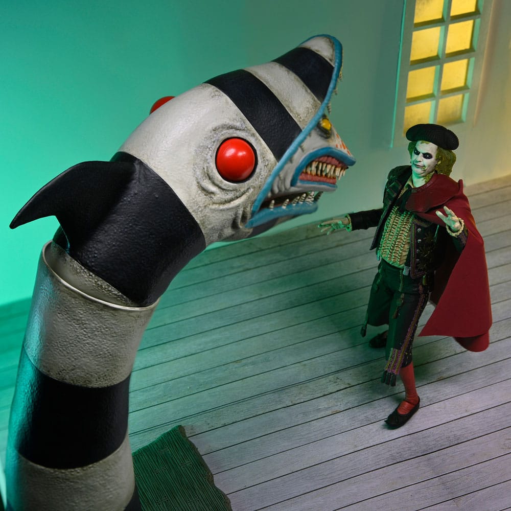 Beetlejuice Beetlejuice Action Figure 2 Pack Ultimate "Matador" Beetlejuice and Sandworm 18 cm