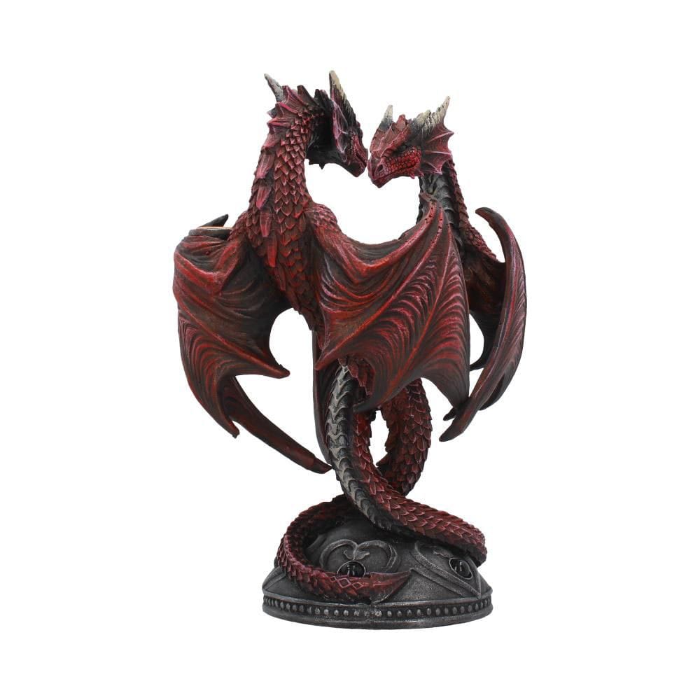 Portacandele Anne Stokes Dragon Heart Edizione San Valentino 23 cm