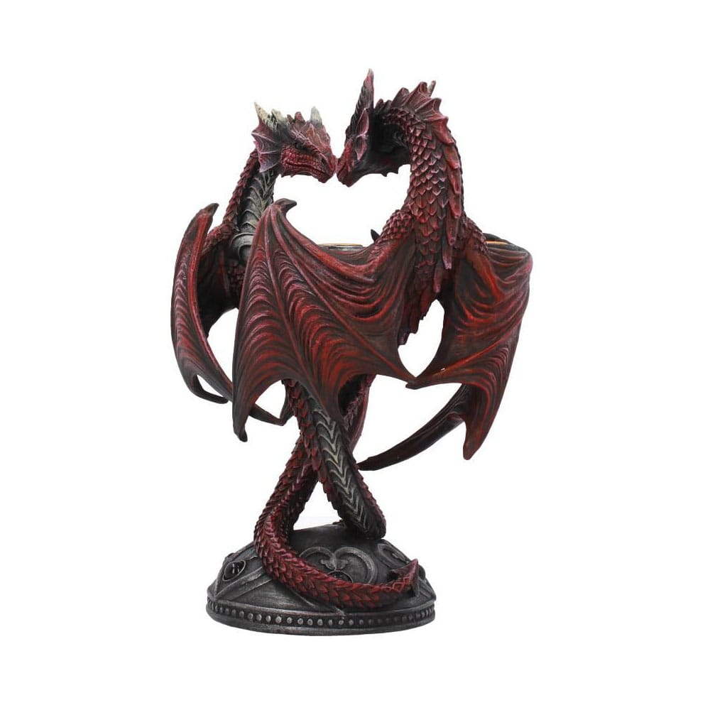 Portacandele Anne Stokes Dragon Heart Edizione San Valentino 23 cm