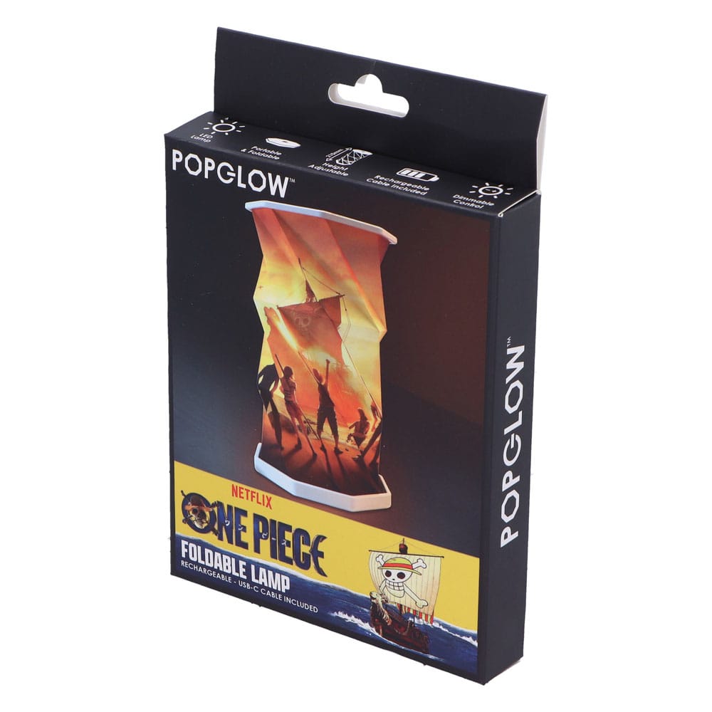 One Piece foldable Lamp Straw Hat Crew 15 cm