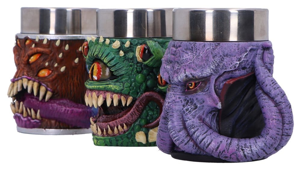 Dungeons & Dragons Set of 3 Mini Tankards Mini Monster 9 cm