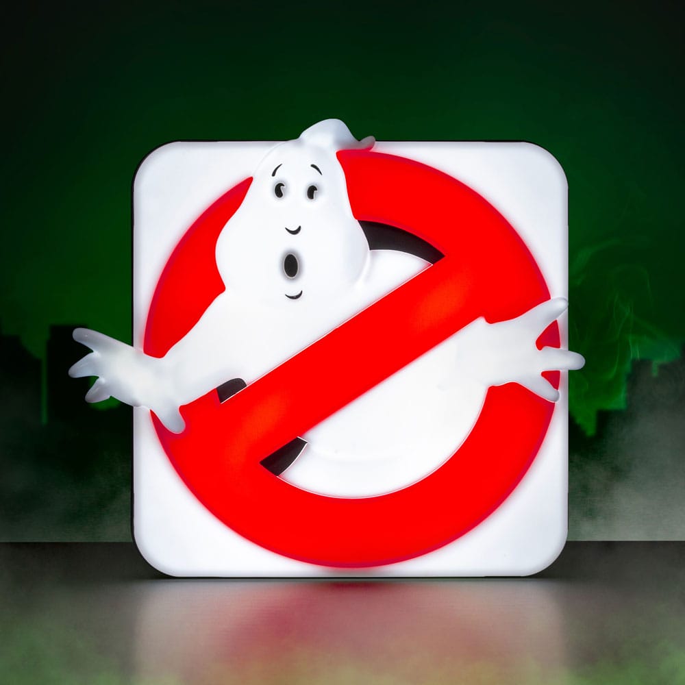 Logo luminoso 3D di Ghostbusters