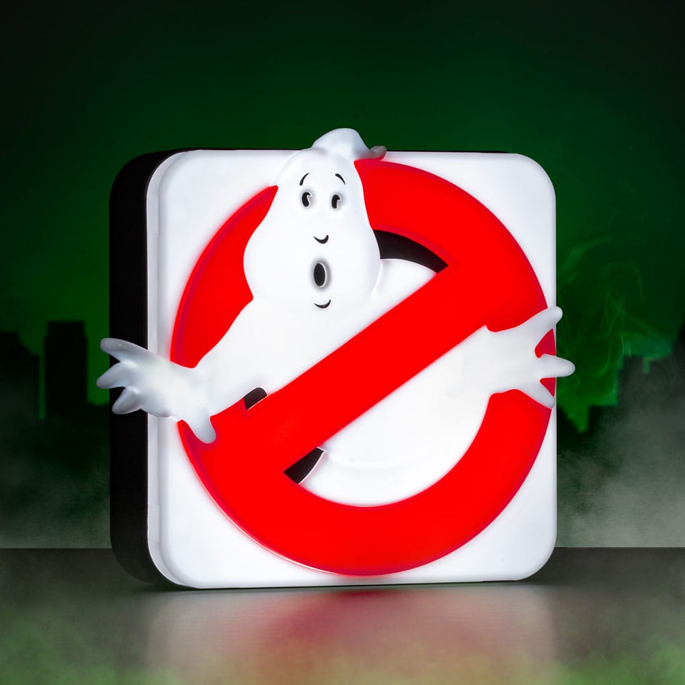 Logo luminoso 3D di Ghostbusters