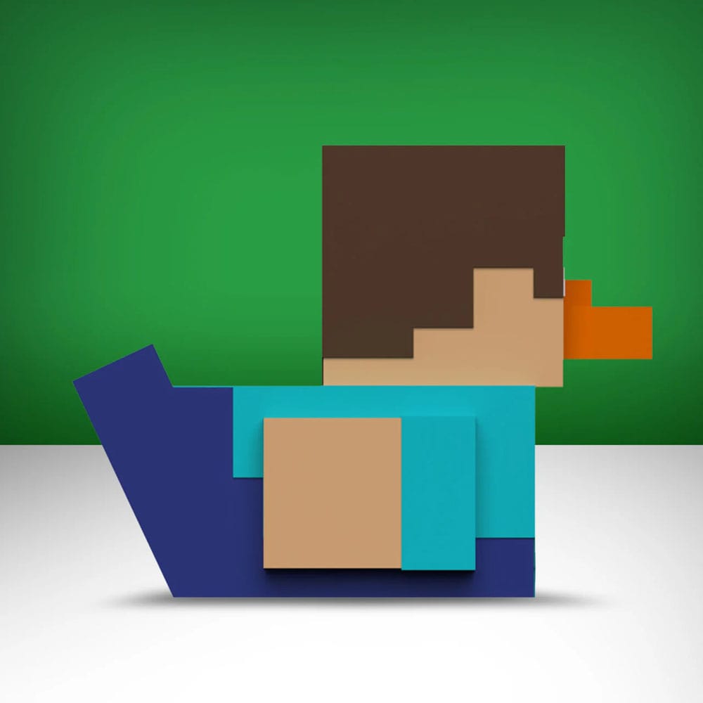 Minecraft Tubbz PVC Figure Steve 1a Edizione 10 cm