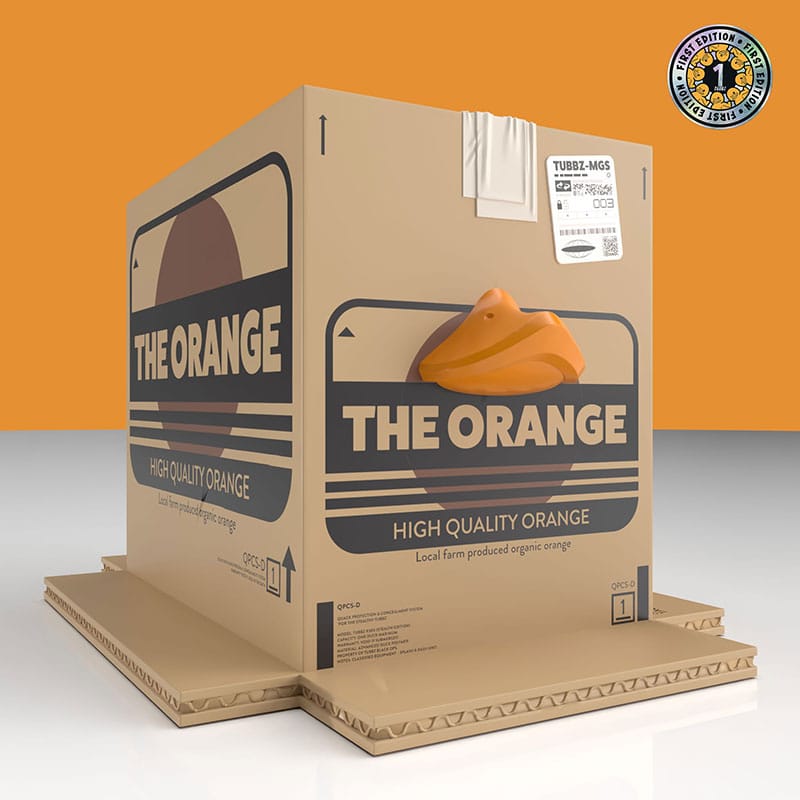 Metal Gear Solid Tubbz PVC Figure The Orange Box Boxed Edition 10 cm