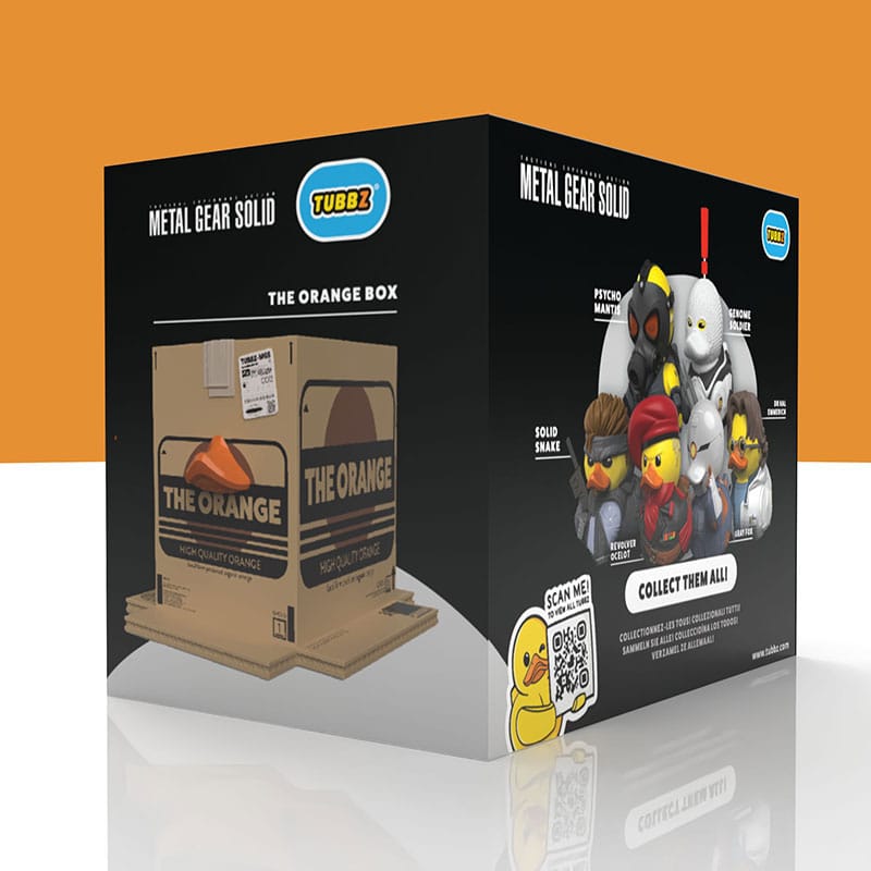 Metal Gear Solid Tubbz PVC Figure The Orange Box Boxed Edition 10 cm