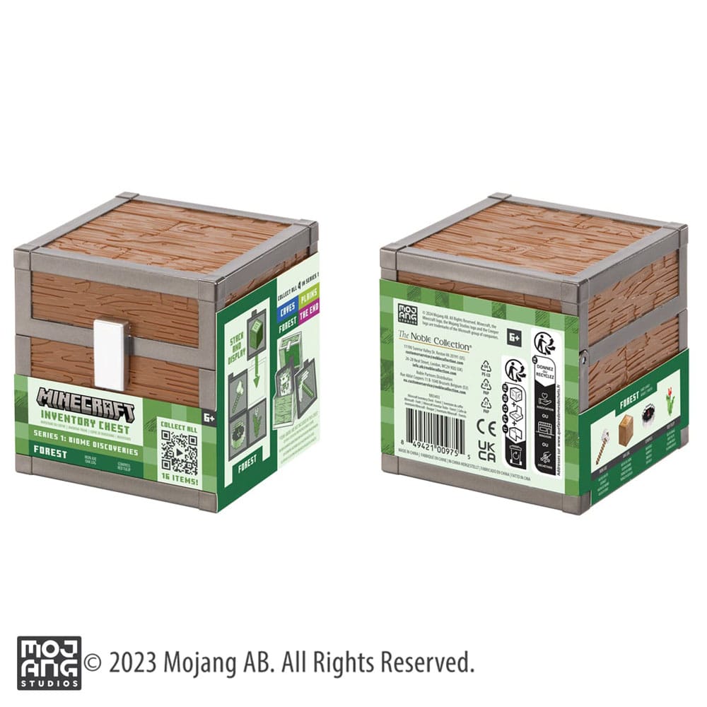Cassa del bottino di Minecraft Foresta 10 cm