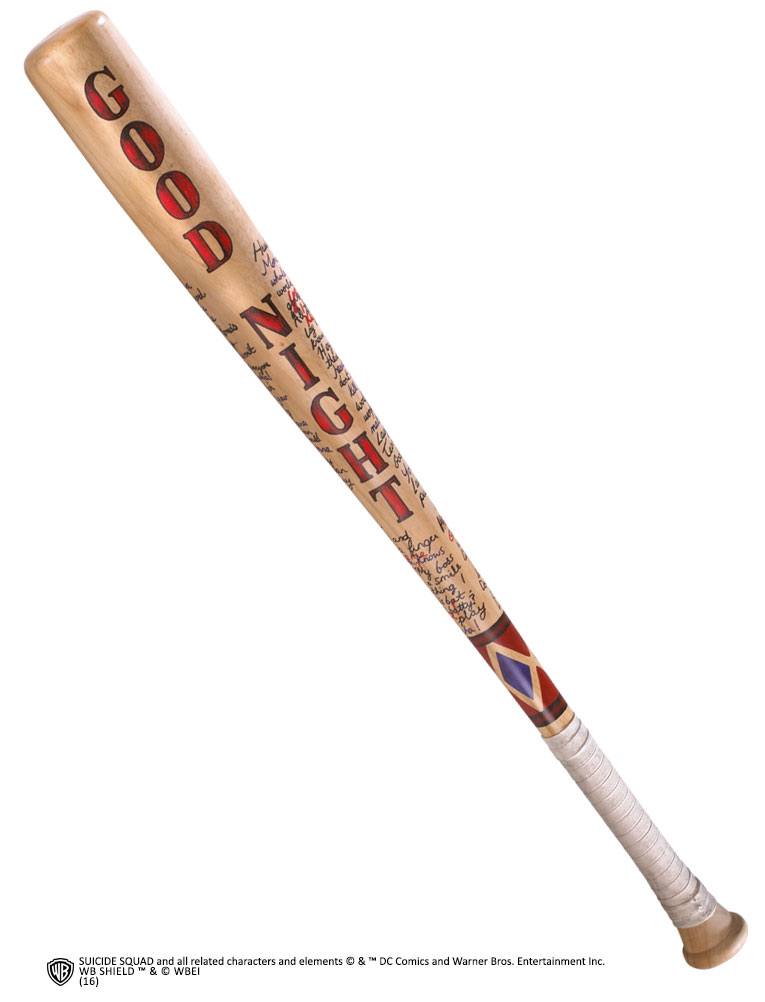 Replica di oggetti di scena di Suicide Squad, mazza da baseball della buonanotte di Harley Quinn, 80 cm