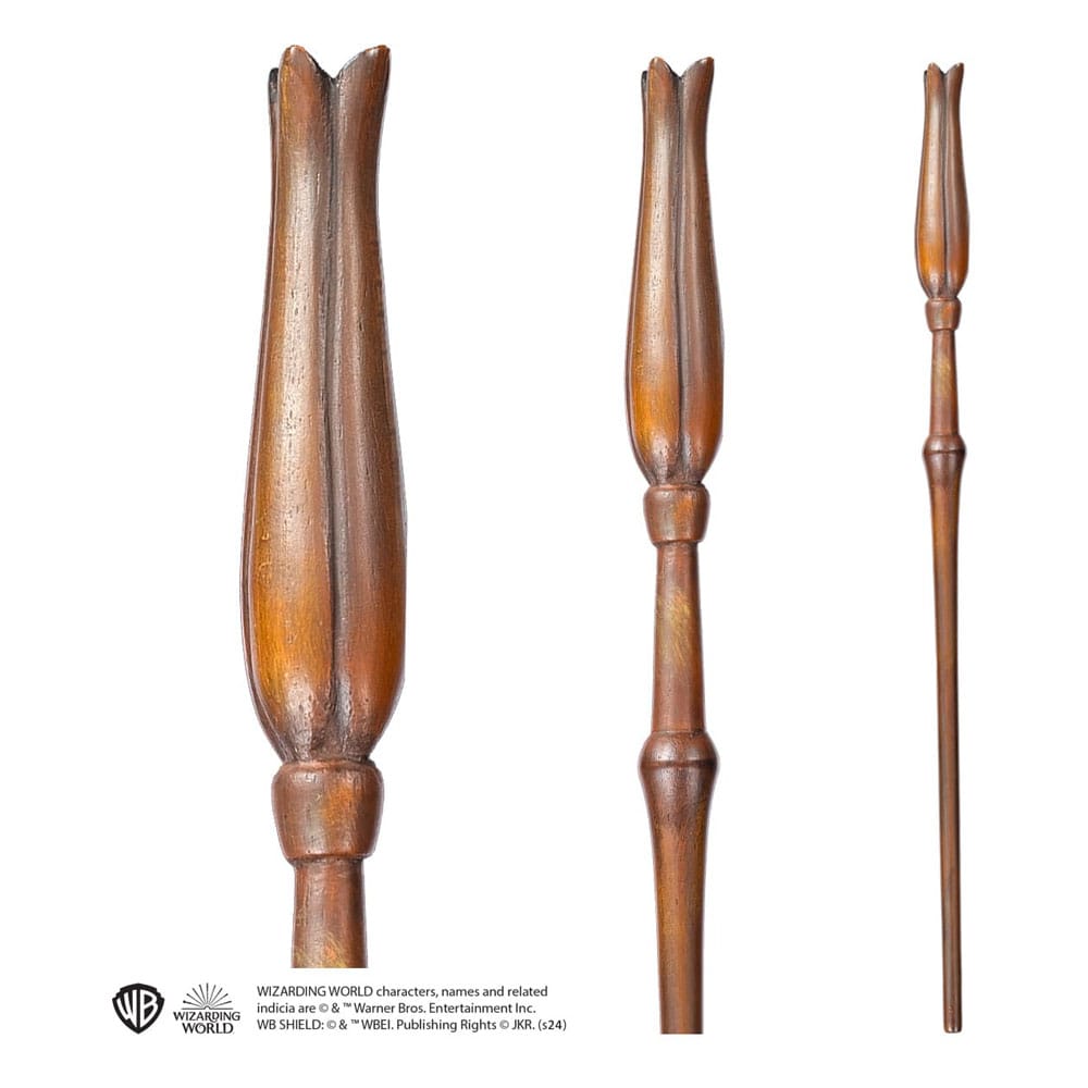 Replica della bacchetta di Harry Potter nella scatola di Ollivander - Luna Lovegood 34 cm